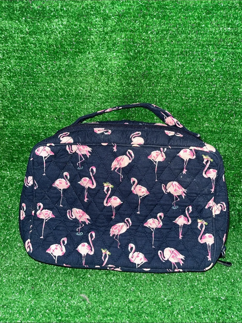 Vera Bradley Makeup Bag Flamingo Fiesta